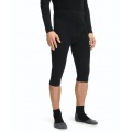 Falke Spodnie termiczne 3/4 Tight Wool Tech bielizna czarna męska